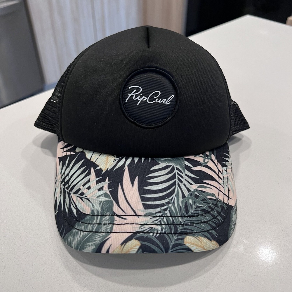 Rip Curl Hat Cap Tropical‎ Truckers Snap Back Hat Adjustable Cap Breathable